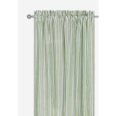 Vævede, stribede panelgardiner 2-pack