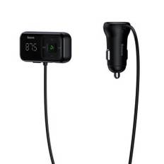 Trådløs Bluetooth FM-sender med oplader S-16 Overseas edition sort