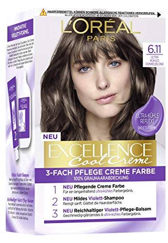 Excellence Cool Cream 6,11 Ultra sval mörkblond