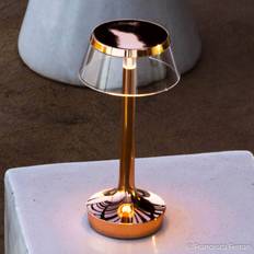 FLOS Design bordslampa Bon Jour unplugged, dimbar, Koppar, Hall, Syntetmaterial, Design, Bordslampa
