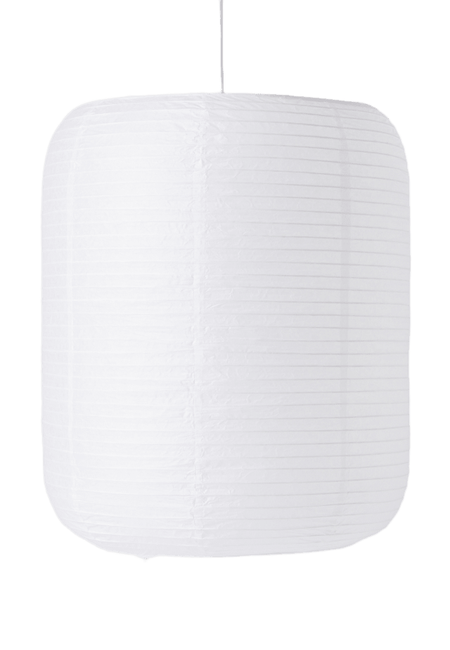 Åhléns Home Lampskärm i rispapper IGGY 33x40 cm Belysning Vit ONESIZE