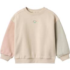 Wheat Sweatshirt Elliot Str 3 år / 98 cm - Offwhite Sweatshirts Bomuld hos Magasin