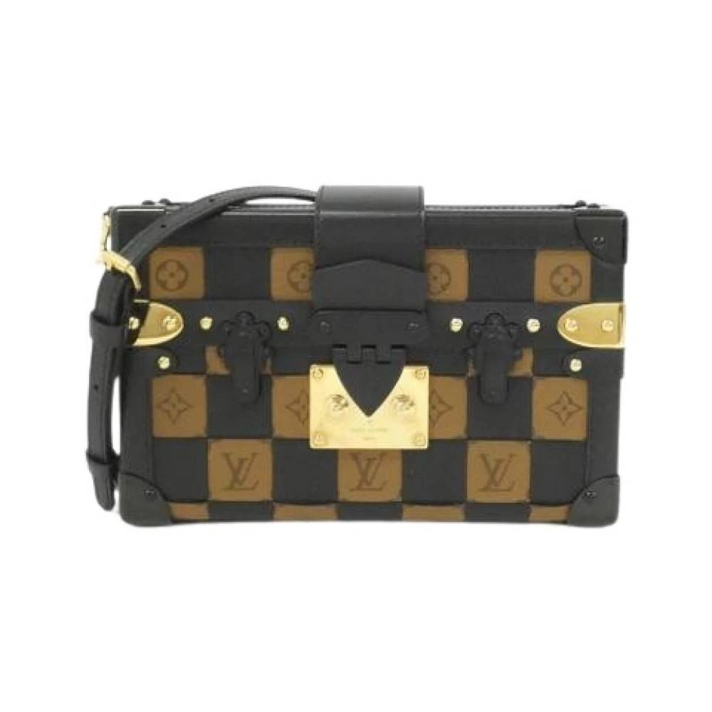 Louis Vuitton Vintage Pre-owned Petite Malle Skuldertaske - Vintage - Dame - Flerfarvet - ONE SIZE - Uld