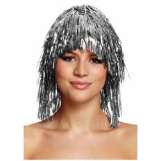 Glitterperuk Silver
