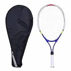 Lufodon Regail tonårstennisracket, tennisram i aluminiumlegering, barntennis, lätt vuxenracket set för kvinnor och män (blå)