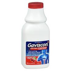 Gaviscon, Gaviscon Liquid Antacid Extra Strength Cherry Flavor, 12 Oz