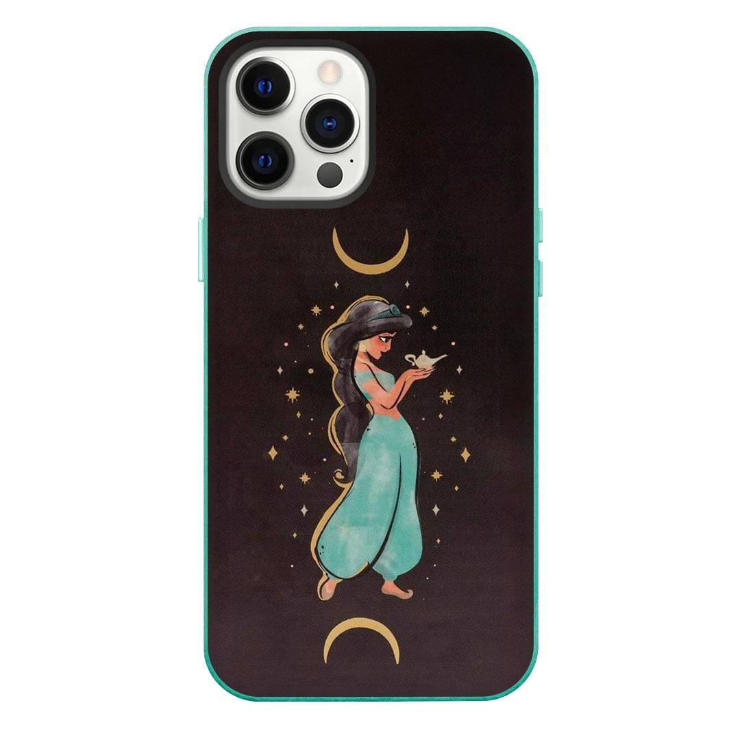 Aladdin Jasmine Phone Case For iPhone Samsung Galaxy Pixel OnePlus Vivo Xiaomi Asus Sony Motorola Nokia - Jasmine Magic Lamp Paint Poster.