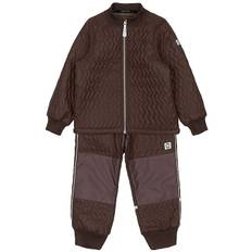 Mikk-Line Termotøj m. Fleece - Duvet - Coated - French Roast - Mikk-Line - 74 - Termotøj