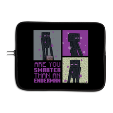 Minecraft Are You Smarter Than an Enderman Laptop Sleeve Cover - 17 in