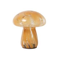 MUSHY LAMPE BRUN H17CM