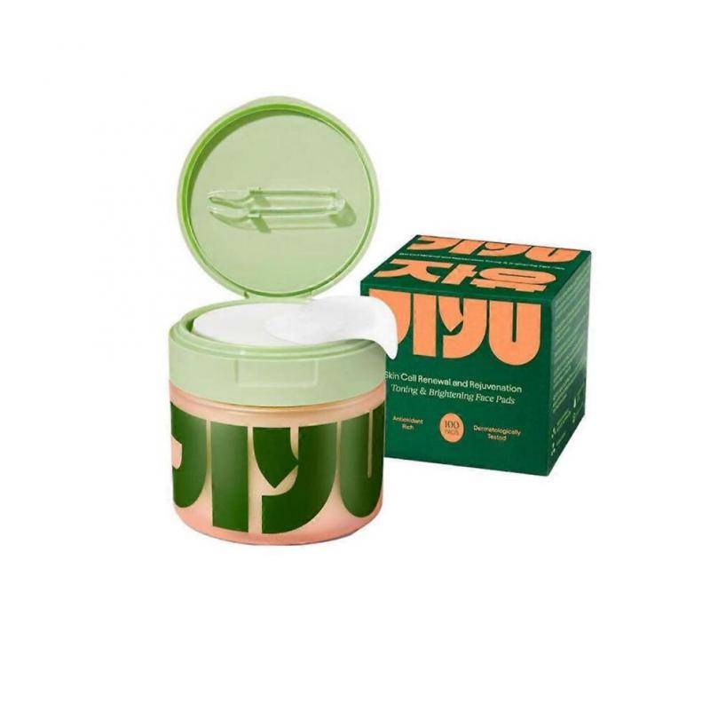 Jiyu Koreansk Hudvård Anti-Aging, Mörk Fläck & Rynk Minimerande Toner Pads