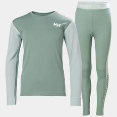 Helly Hansen Juniors' HH LIFA® ACTIVE Base Layer Set Skiundertøj Børn, Cactus / 152 cm / 12 år