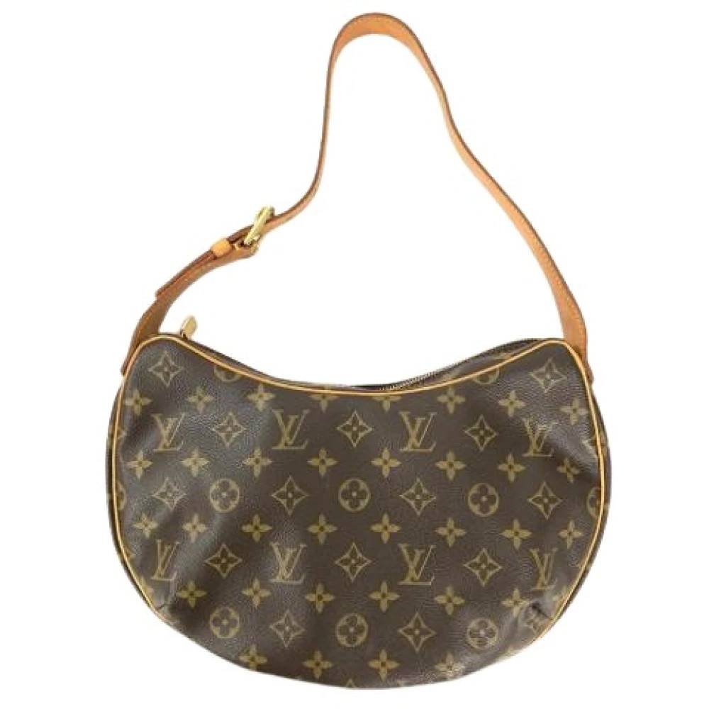 Louis Vuitton Vintage Pre-owned Croissant MM Skuldertaske - Vintage - Dame - Brun - ONE SIZE - Uld