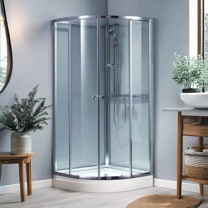 Waterlux rund brusekabine