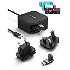 USB C-laddare, 45 W, JSAUX 3M typ-C-kabel PD3.0 snabbladdare för bärbar dator, kompatibel med Valve Steam Deck, Switch, MacBook Pro/Air, Dell XPS, ThinkPad, iPad Pro/Air, Pixel, Galaxy