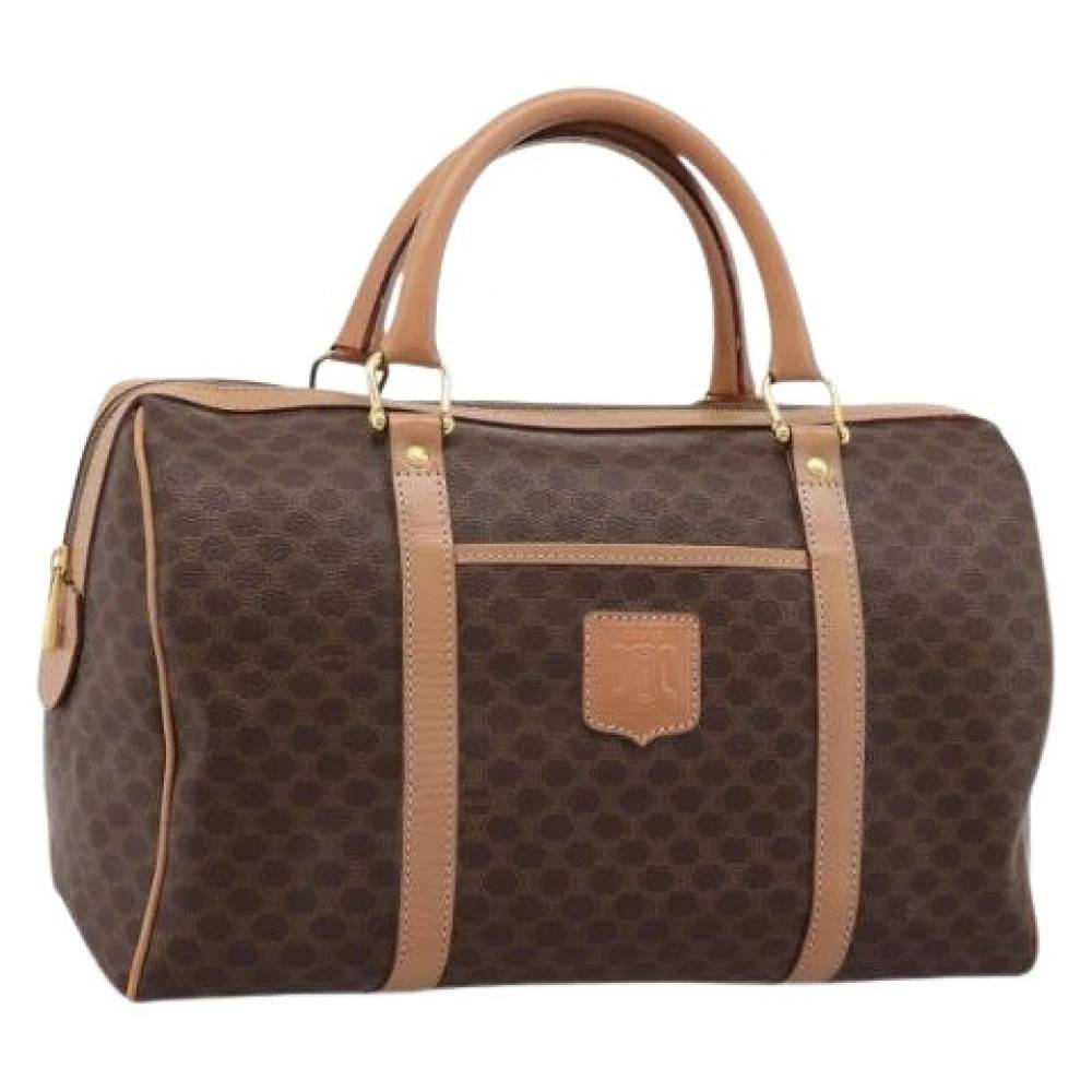 Celine Vintage Pre-owned Vintage Boston Taske - Vintage - Dame - Brun - ONE SIZE - Uld