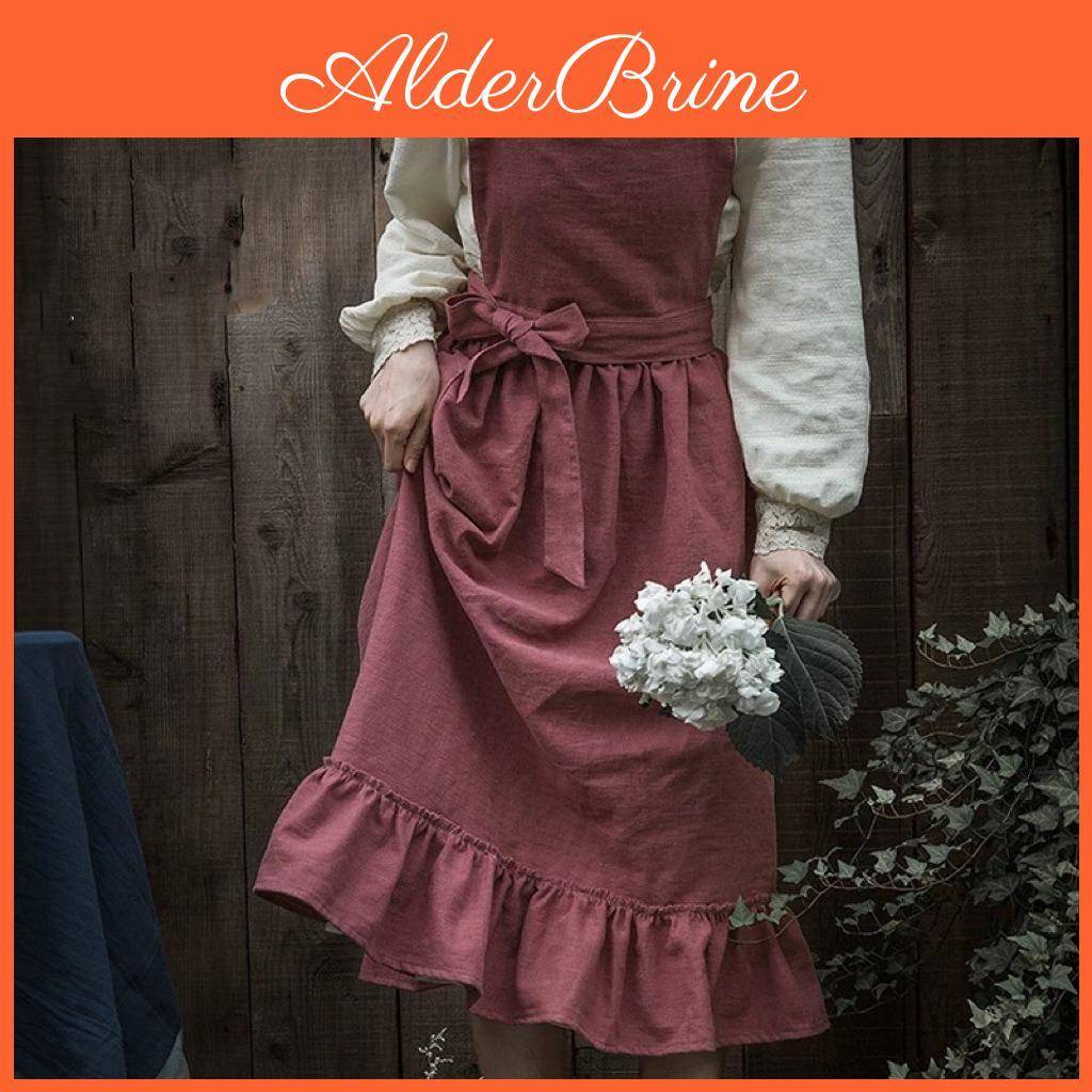 Retro French Farmhouse Apron For Adults With Waterproof And Oilresistant Features