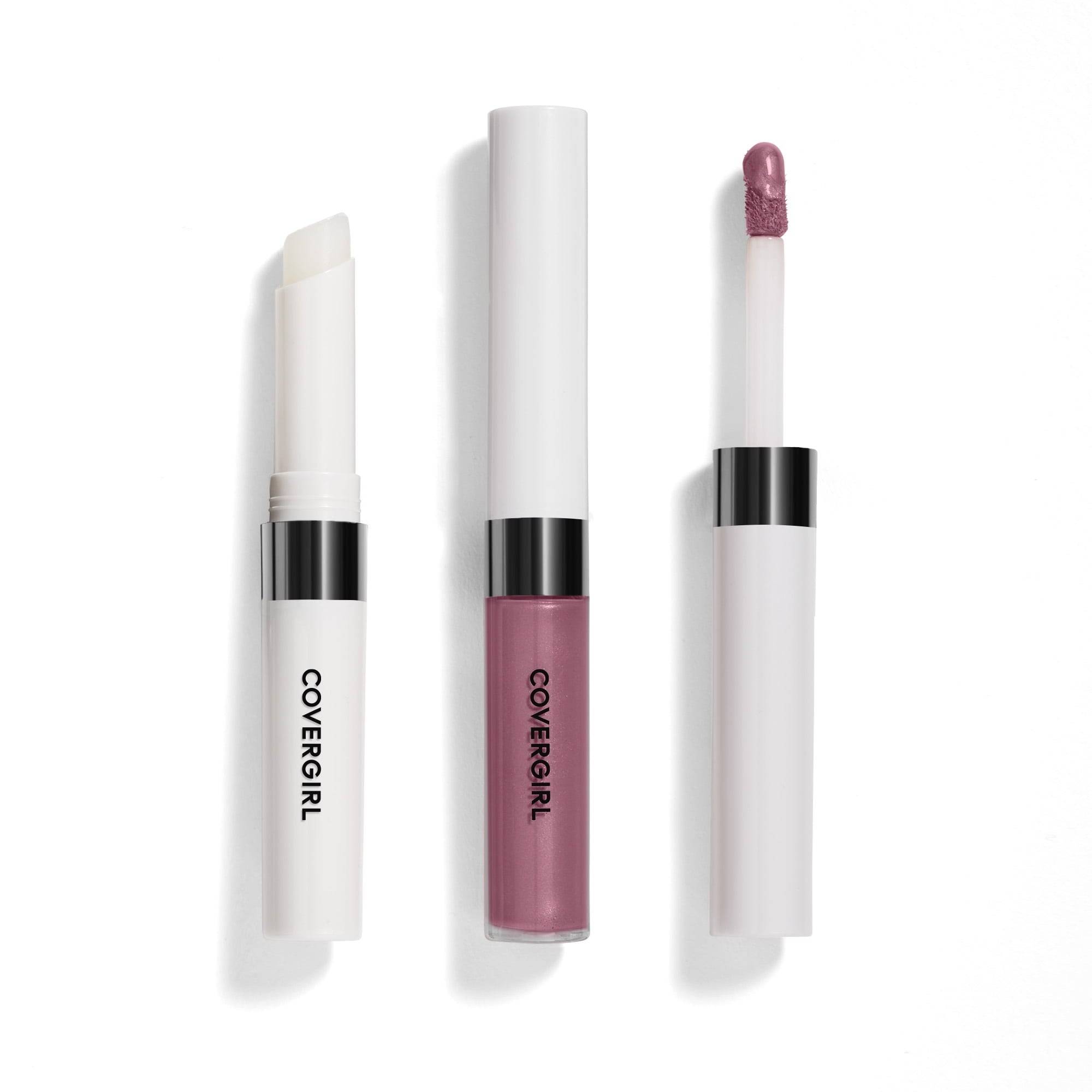 COVERGIRL Outlast All-Day Lip Color Liquid Lipstick and Moisturizing Topcoat, Blushed Mauve - Mauve Muse