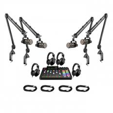 Rode RodeCaster Pro II Podcasting-paket för fyra personer