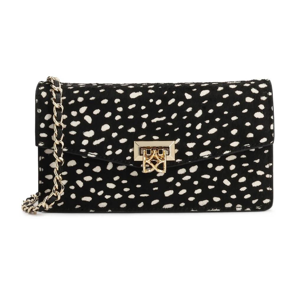 Kazar Elegant Skuldertaske - Tasker - Dame - Sort - ONE SIZE - Uld
