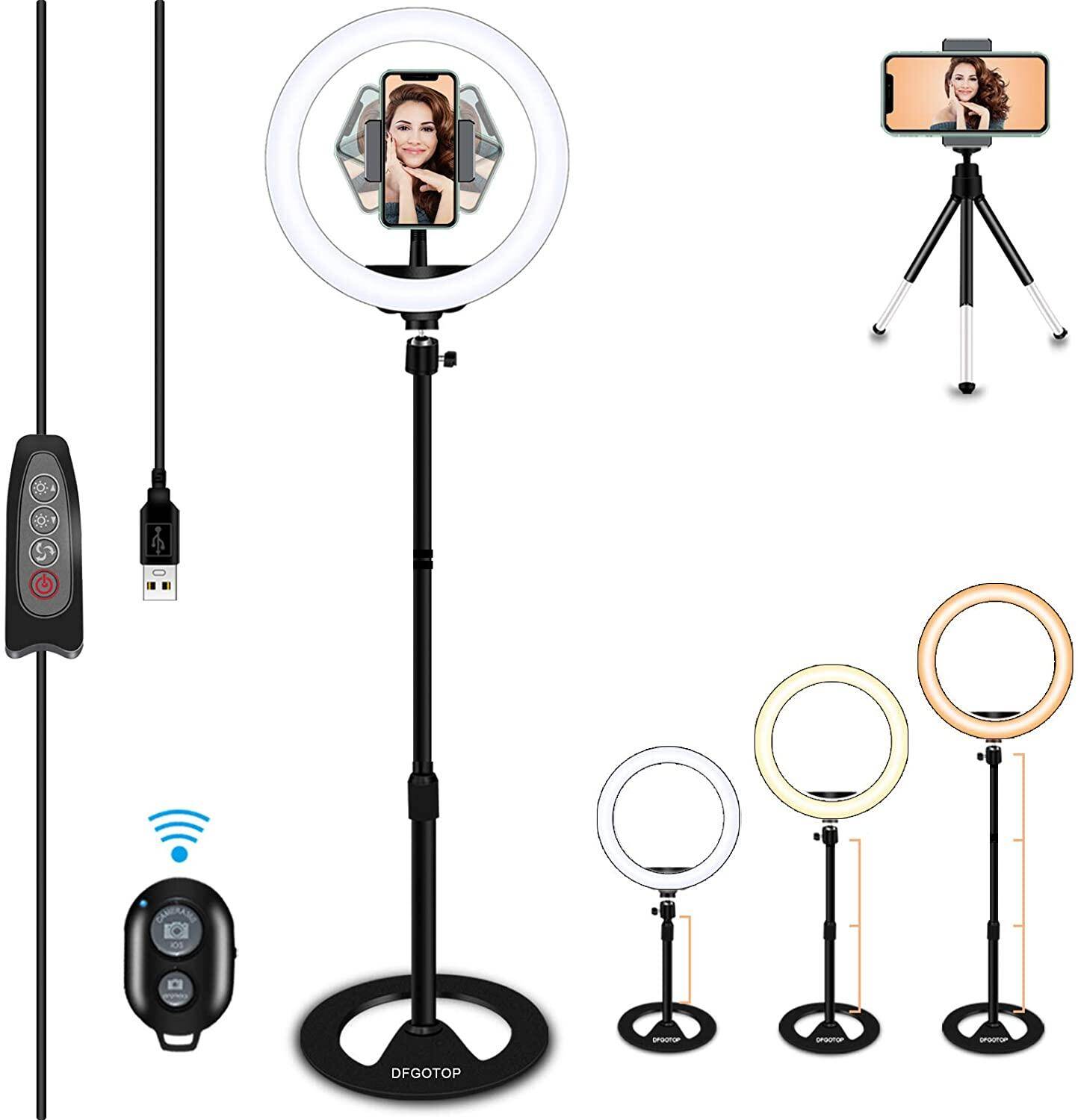 Ring Light / Ring Lys LED - Dæmpbar 26 cm.