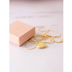 Friihof+Siig Golden Heart Delight necklace forgyldt - | Modetøj til kvinder hos Online-mode