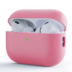 Apple AirPods Pro (2. Gen.) Todelt Silikone Cover - Lyserød