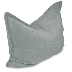 Chilly Piley Sittsäck L Xl Xxl Manchester Golvkudde Sittsäck Frigolitfyllning Jätte Sittsäck Manchestermaterial Sittdyna Trädgårdsdyna För Liggande Och Sittande Manchester 100x155 Grå