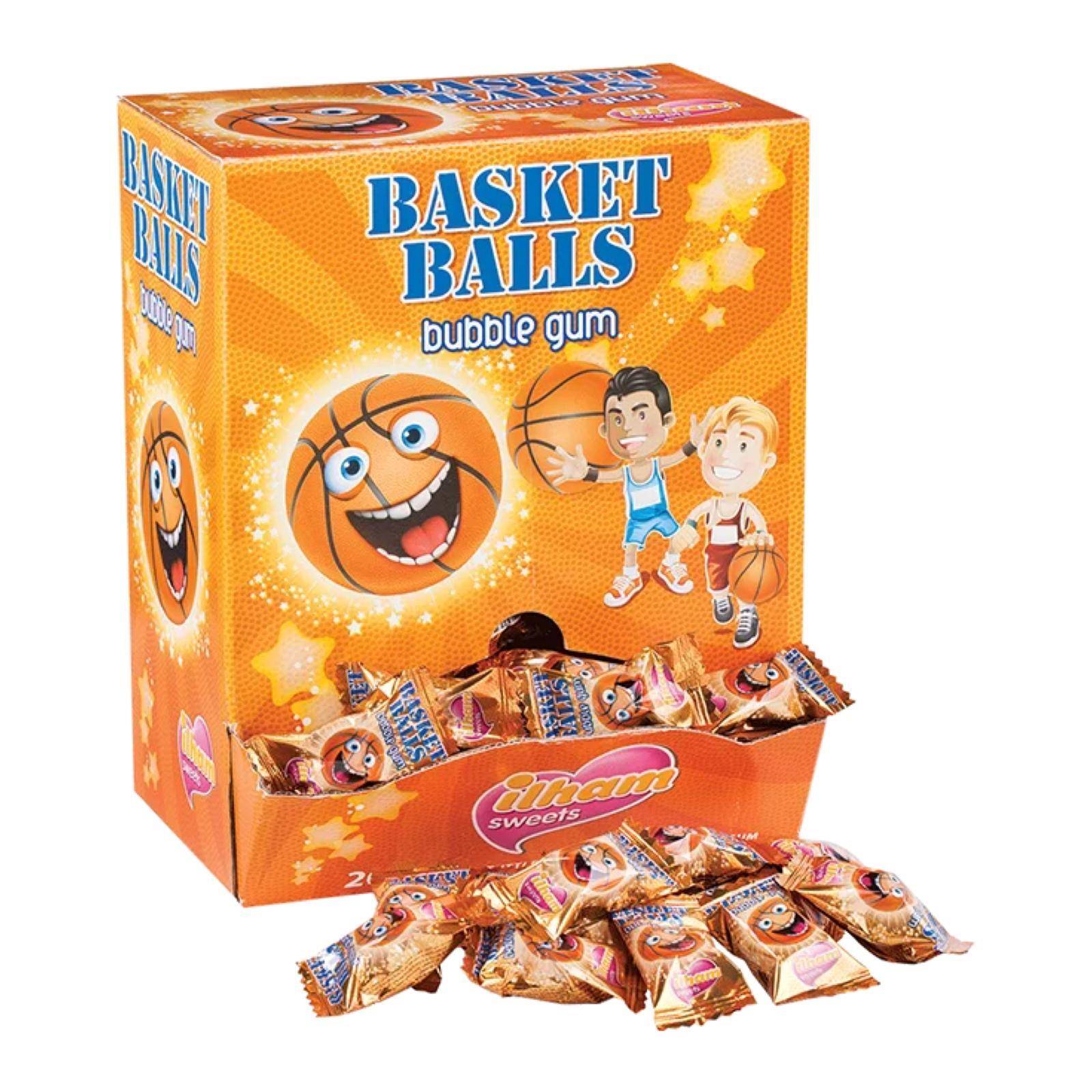 Basket Balls Tutti Frutti Bubble Gum, 1 stk