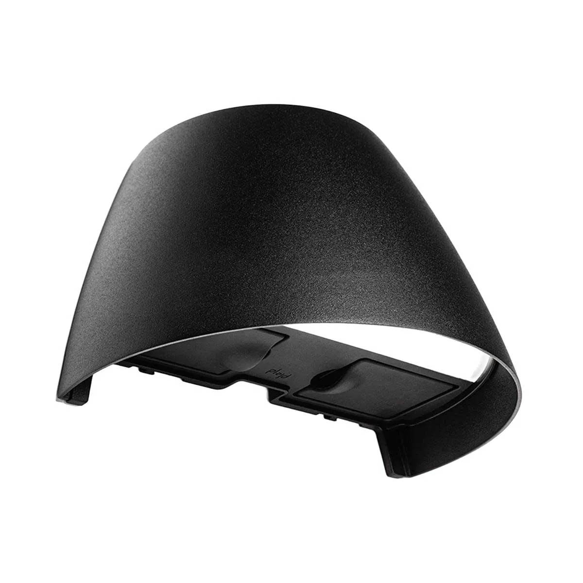 Plejd Väggarmatur OUT-02-U, 13w 1000lm 2,2-4k, Uttag, Svart
