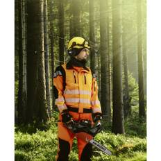 Skogsjacka L Stretch Fl.Orange/Svart Kl2 En20471