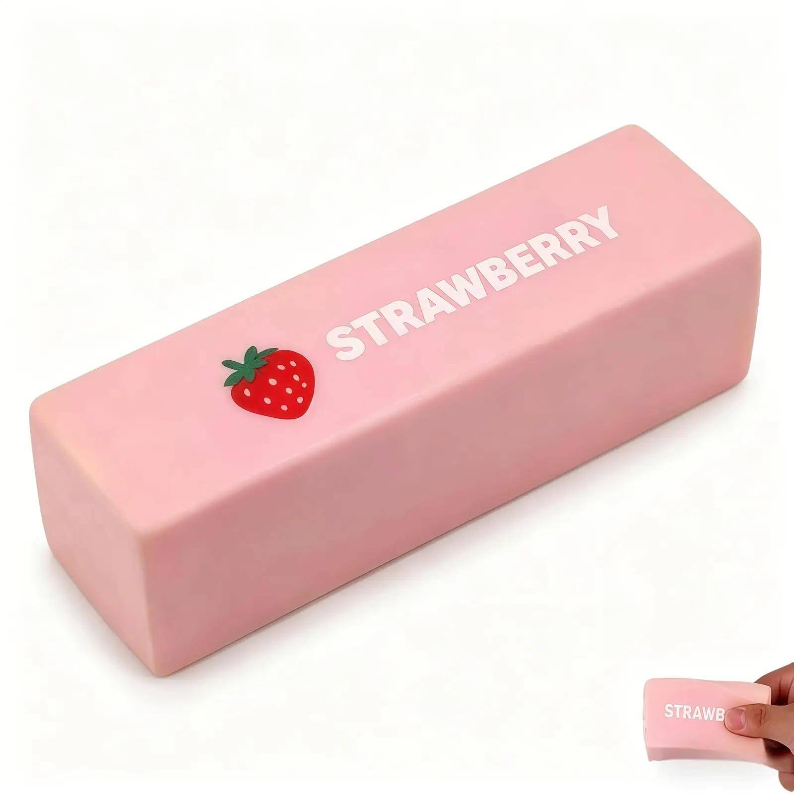 Super Big Squishy Butter Stick Slow Rising Fidget Toy Moist Squeeze Giant Butters For Stress Relief  &  Spectrum Gif