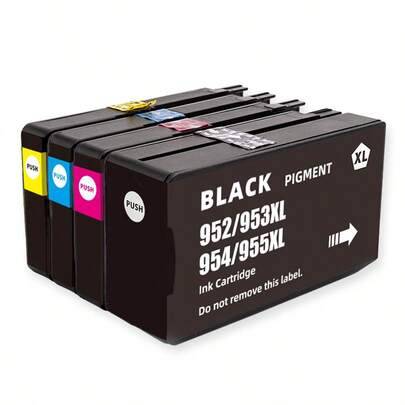 Kompatibla bläckpatroner för HP 952X HP953xl 955XL för användning med OfficeJet Pro 8710 8720 7740 8725 8210 8715 8702 8703 8740 8725 7720 7700 8730 8 - Multifärgad