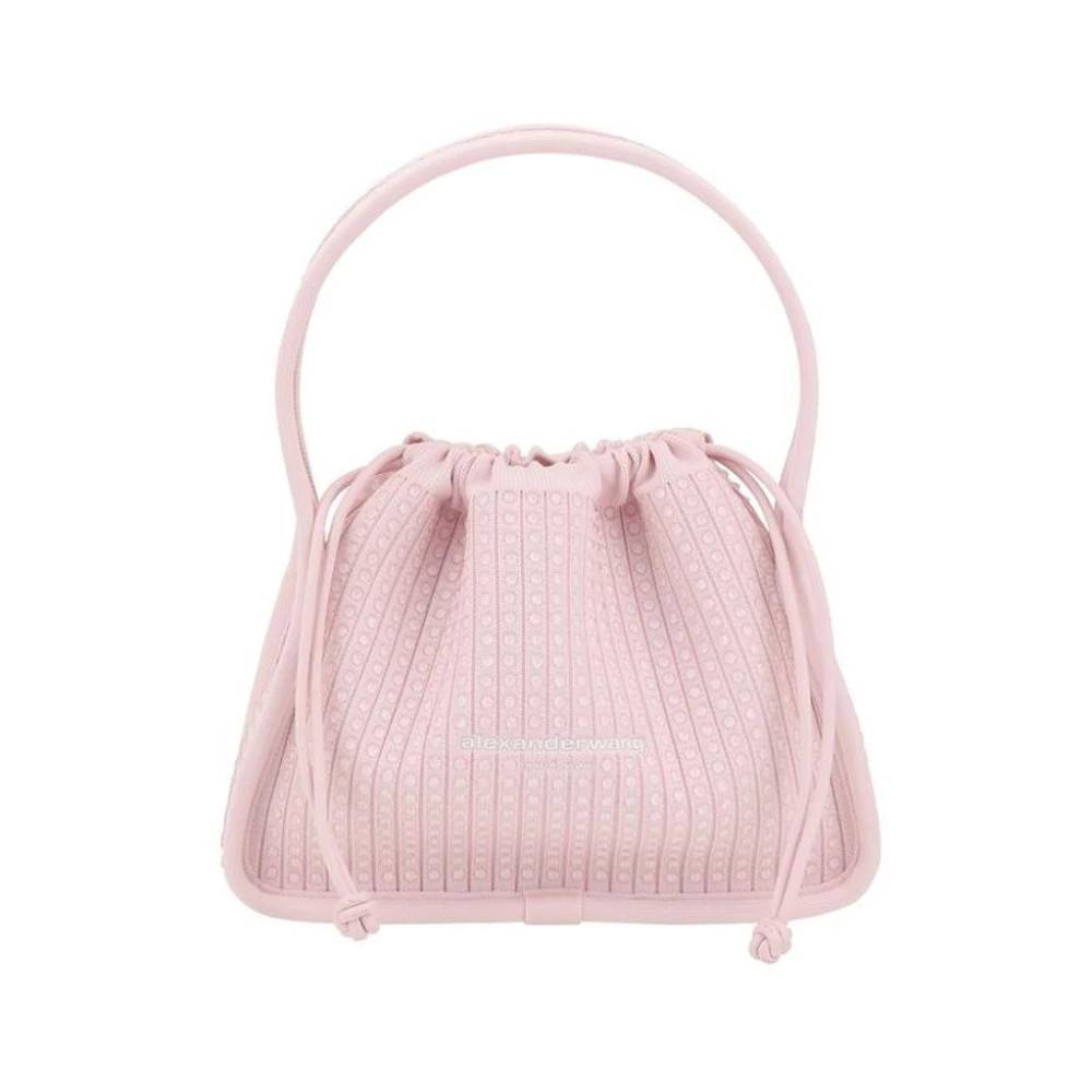 Alexander Wang Moderne Gennemsigtig Skuldertaske - Tasker - Dame - Lyserød - ONE SIZE - Uld