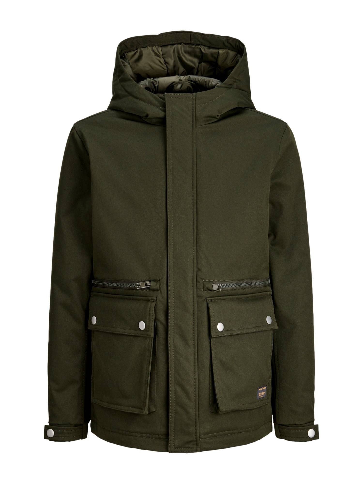 Jack & Jones Junior Vinterjakke 'JJEWOLF'  oliven