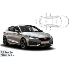 Solgardiner UV - Car Shades - Cupra/Seat Leon hatchback Årg. 2020->