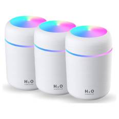 bioU - Set Of 3 X Air Humidifiers - Essential Oil Diffuser - Usb White (2 W)