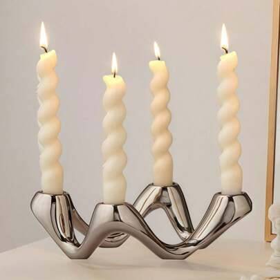 1 st fransk elegant flytande ljusstake, skapar romantisk middagsscen med levande ljus, kan användas som ljusstakedekor, rumsdekoration, födelsedags-/e - Multifärgad (Multi-size)