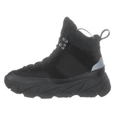 Fire Sneaker Boots Black, Female, Skor, Kängor och Boots, vandringskängor, Svart, EU 37 (EU 37)