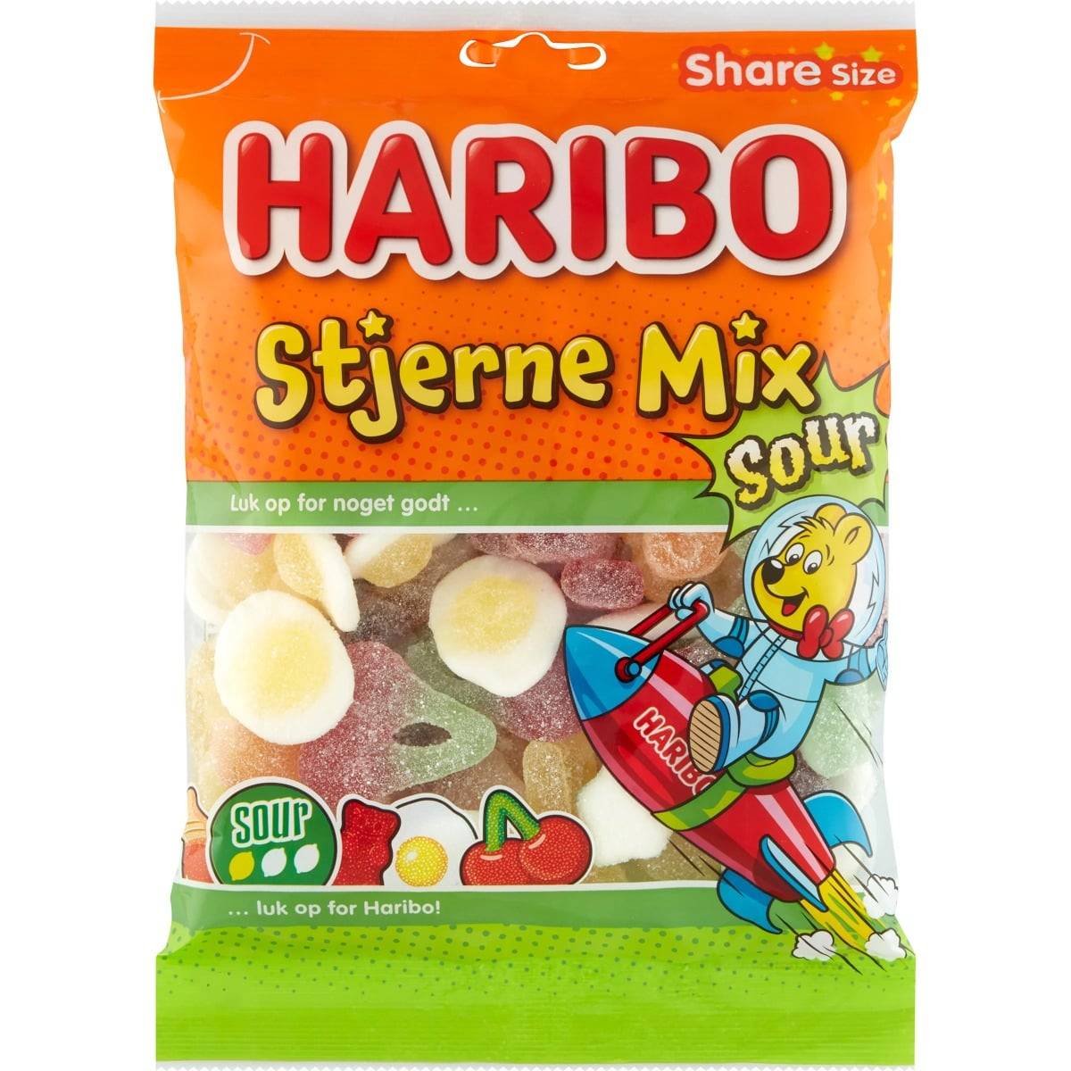 Haribo Stjerne Mix Zourr - 375 g