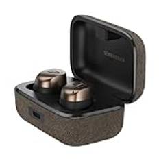 Sennheiser Consumer Audio MOMENTUM True Wireless 4 Smarta öronsnäckor med Bluetooth 5.3, Kristallklart ljud, Bekväm design, 30-timmars batteritid, Adaptiv ANC, LE och Auracast - Svart Koppar