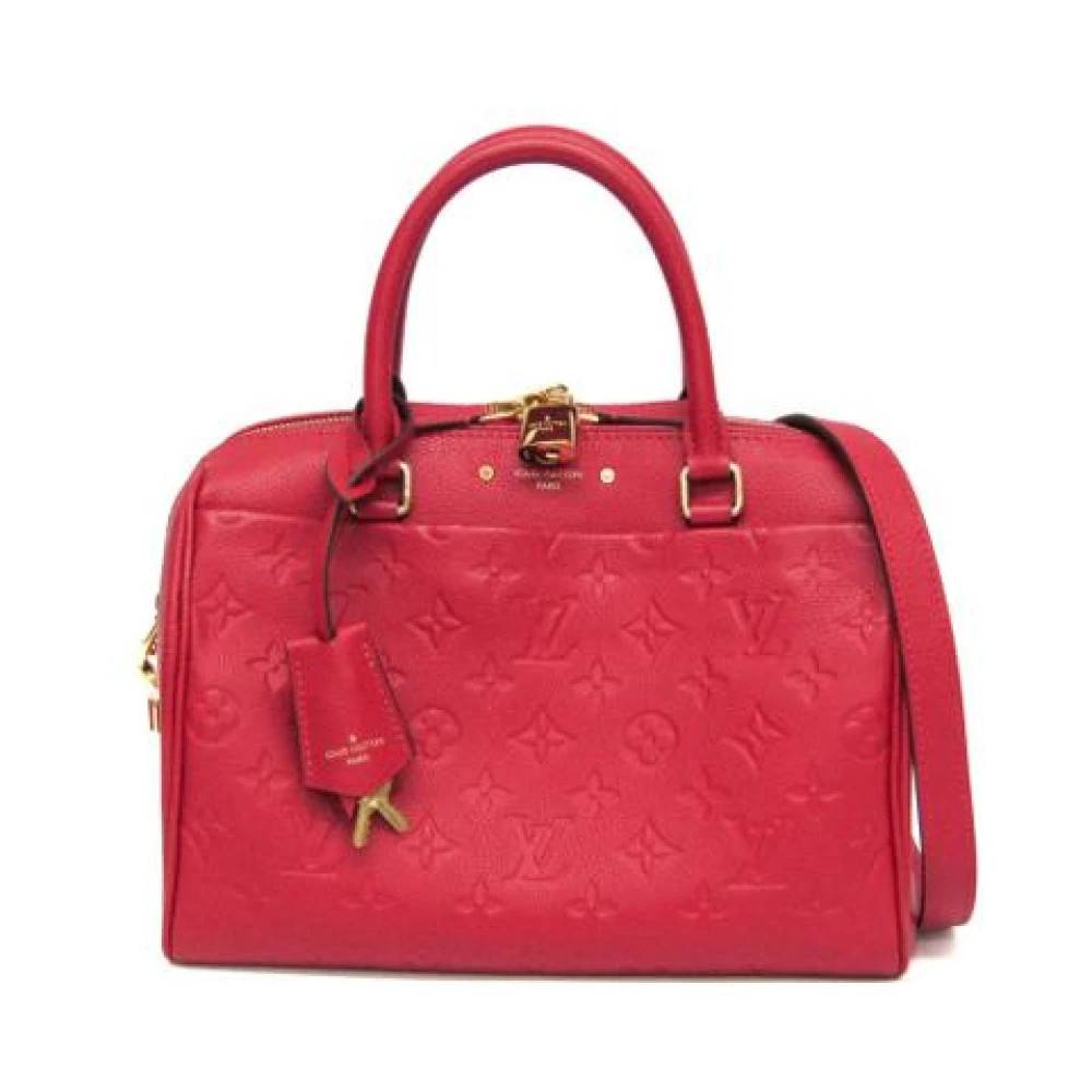 Louis Vuitton Vintage Pre-owned Canvas Håndtaske - Vintage - Dame - Rød - ONE SIZE -