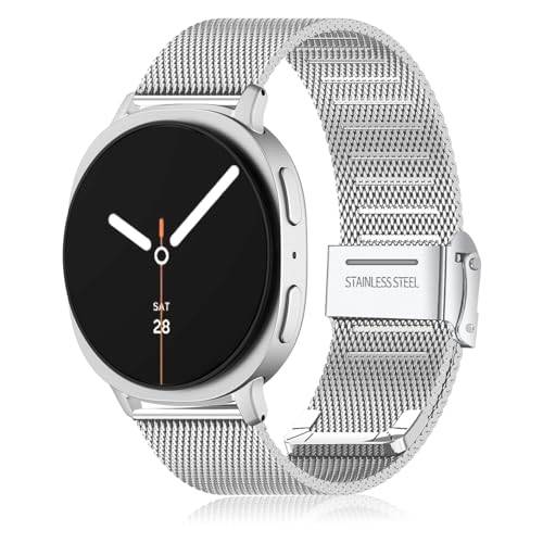KoGiio Armband für Galaxy Watch 9/8 40mm 44mm / Watch 8 Classic 46mm, Wechseln Edelstahl Metall Herren Damen Uhrenarmband