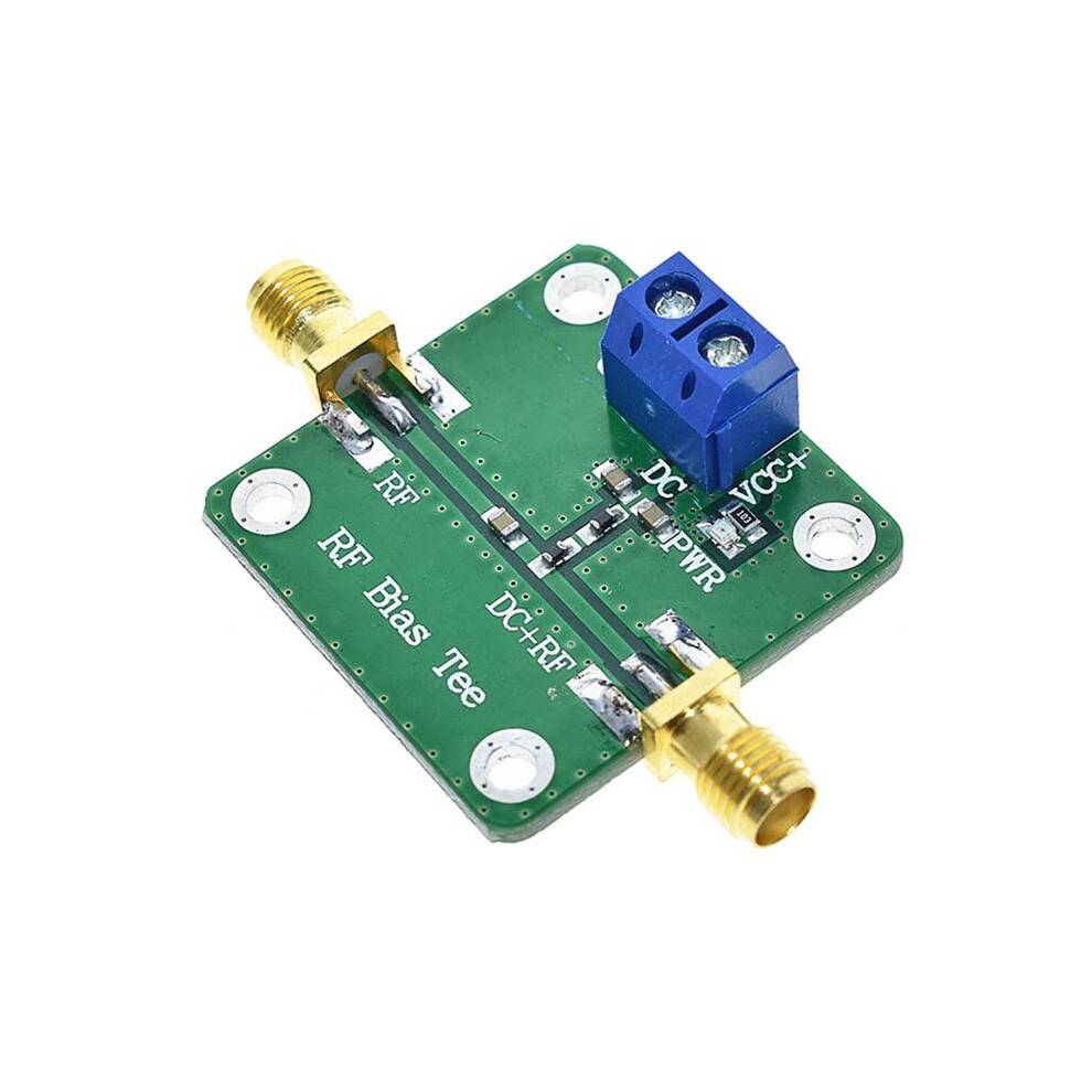 Bias Tee Broadband 10-6000MHz RF Microwave  Bias  Blocker for HAM Radio RTL SDR LNA Low Noise Ham Radio Amplifier