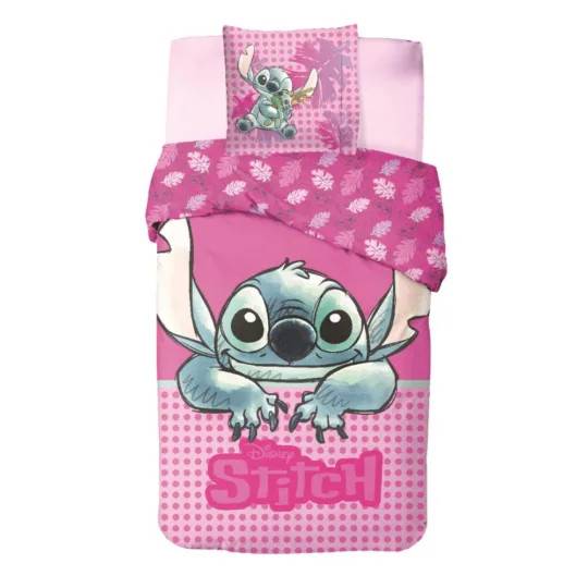 Stitch Lilo & Påslakan 140×200 Cm Disney Bäddset 780688 skat ven bamse sommerfugl