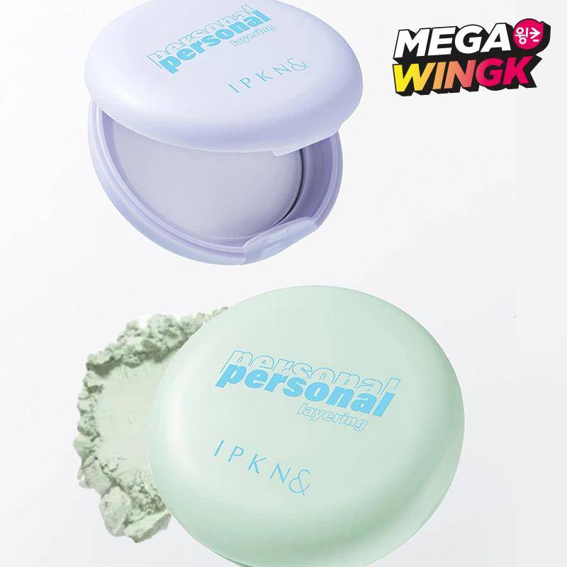 IPKN Personlig Tonkorrigerande Blur Pact 5,5g Pordefokuserande Tonkorrigerande Puderpact K-Beauty