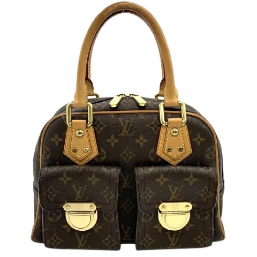 Louis Vuitton Vintage Pre-owned M40026 Håndtaske - Vintage - Dame - Brun - ONE SIZE - Uld