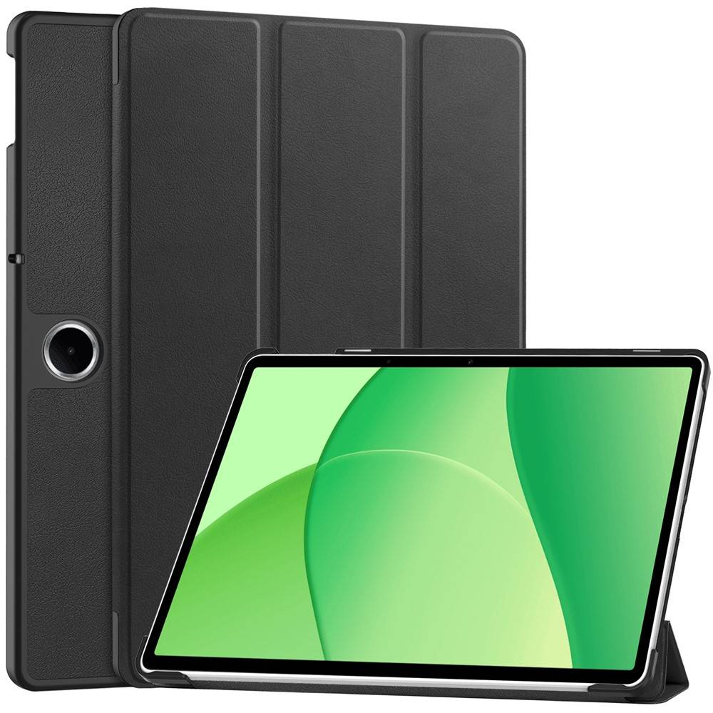 OnePlus Pad Lite - Tri-Fold læder cover - Sort
