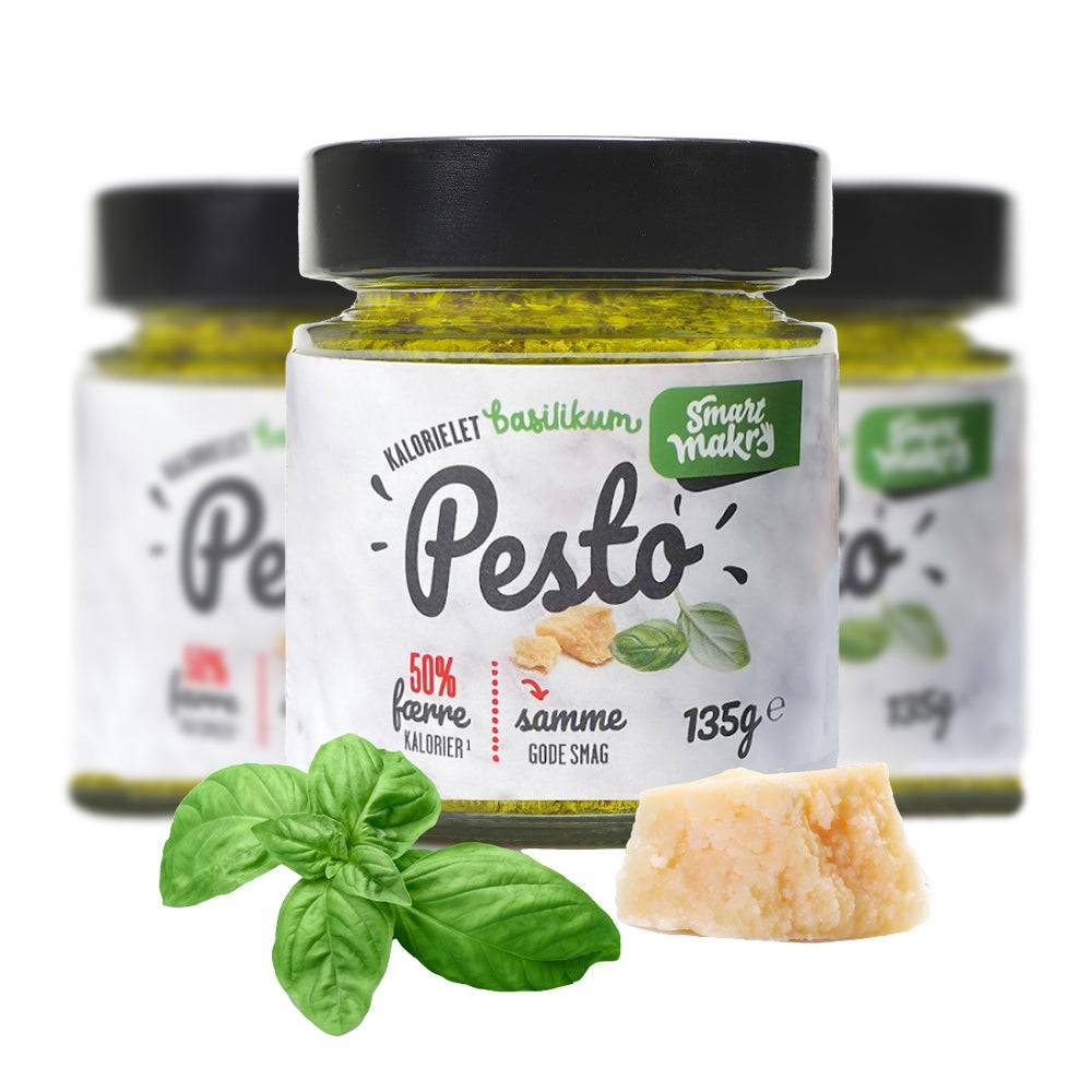 Smart Makro Kalorielet Basilikumpesto (6x 135g) - Pasta