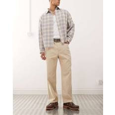 Obey - Classic - Posede jeans i falmet beige vask-Neutral